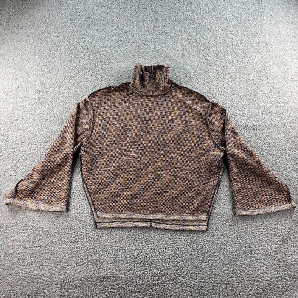 NEW Free People We The Free Top Womens XS Turtleneck‎ Knit Bell Sleeve Oversized